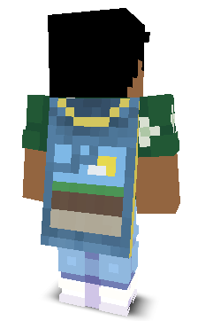 Back angle of Minecraft Skin of Limies