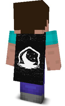 Back angle of Minecraft Skin of Vend