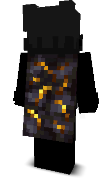 Back angle of Minecraft Skin of Velighted