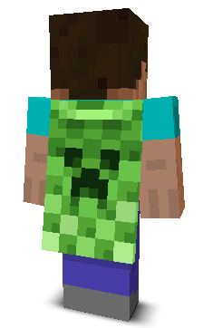 Back angle of Minecraft Skin of mosesmoses