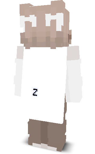 Back angle of Minecraft Skin of Auerie