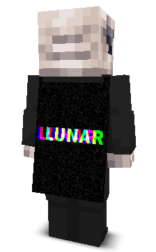 Back angle of Minecraft Skin of Puggified