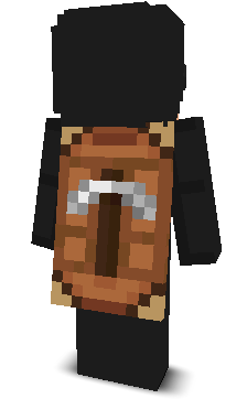 Back angle of Minecraft Skin of Kolijn