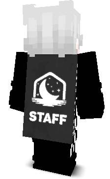 Back angle of Minecraft Skin of Quickbuy