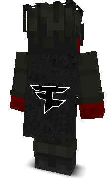 Back angle of Minecraft Skin of Sanity