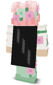 Back angle of Minecraft Skin of H0LDING