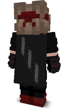 Back angle of Minecraft Skin of H0LDING