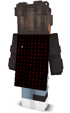 Back angle of Minecraft Skin of imconnorngl