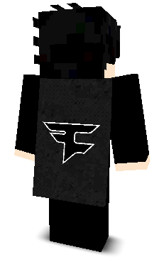 Back angle of Minecraft Skin of Minase