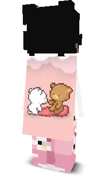 Back angle of Minecraft Skin of Sipher