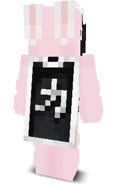 Back angle of Minecraft Skin of plazarr