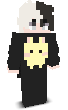 Front angle of Minecraft Skin of Zuxt