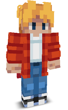 Front angle of Minecraft Skin of Promax8