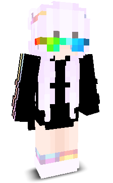 Front angle of Minecraft Skin of CantParkour