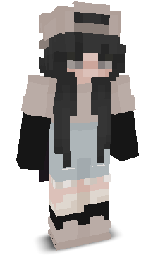 Front angle of Minecraft Skin of Catstaboli