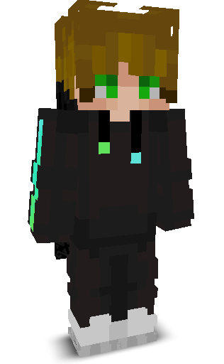 Front angle of Minecraft Skin of Delta
