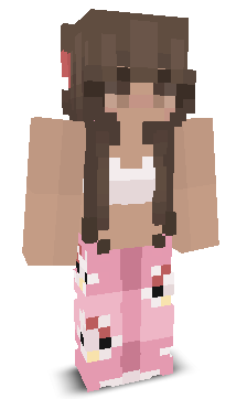 Front angle of Minecraft Skin of mqryyyjqnee