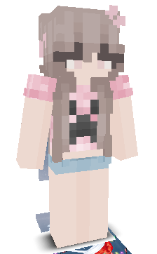 Front angle of Minecraft Skin of seray