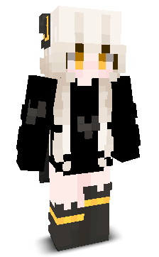 Front angle of Minecraft Skin of cylverix 