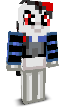 Front angle of Minecraft Skin of Blackjack