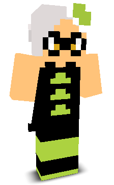 Front angle of Minecraft Skin of NoticeMehSenpai