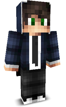 Front angle of Minecraft Skin of Asyc