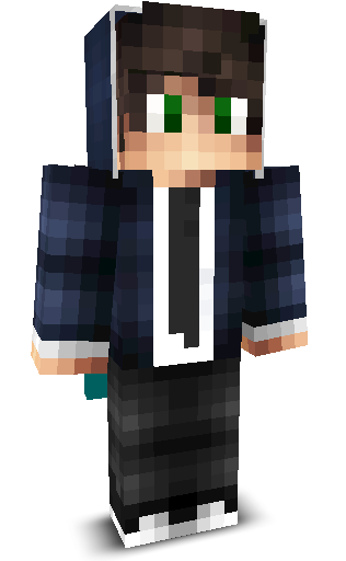 Front angle of Minecraft Skin of Asyc