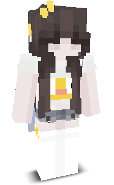 Front angle of Minecraft Skin of Auvrie