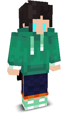 Front angle of Minecraft Skin of vatzal