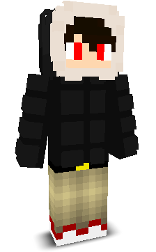 Front angle of Minecraft Skin of Jordan