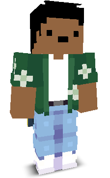 Front angle of Minecraft Skin of Limies