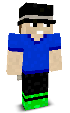 Front angle of Minecraft Skin of R0berto