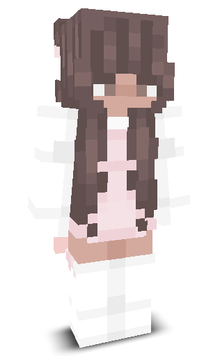 Front angle of Minecraft Skin of luvs