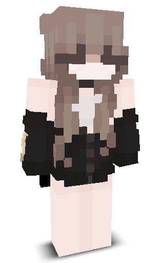 Front angle of Minecraft Skin of Kiss_
