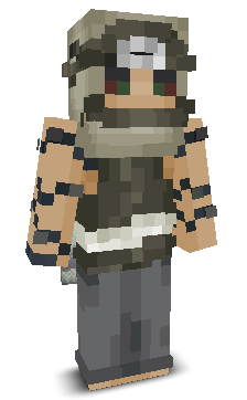 Front angle of Minecraft Skin of solike
