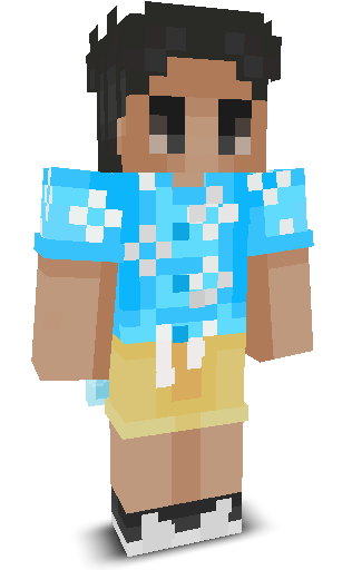 Front angle of Minecraft Skin of Anakn