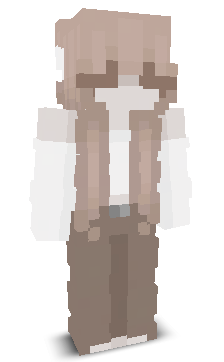 Front angle of Minecraft Skin of Auerie