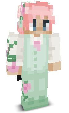 Front angle of Minecraft Skin of H0LDING